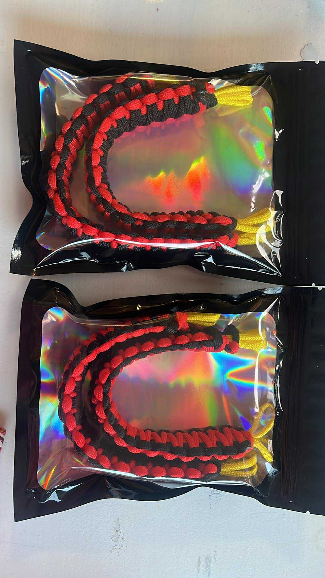 Paracord grab handle