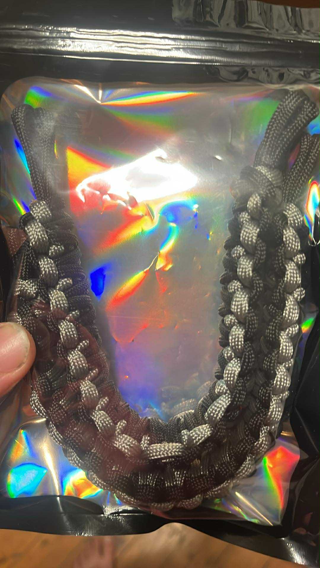 Paracord grab handle