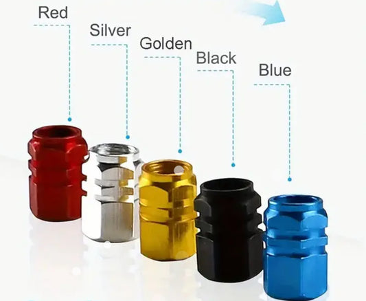 Aluminium Tyre Stem Caps