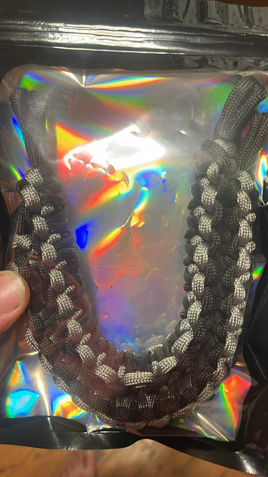 Paracord grab handle